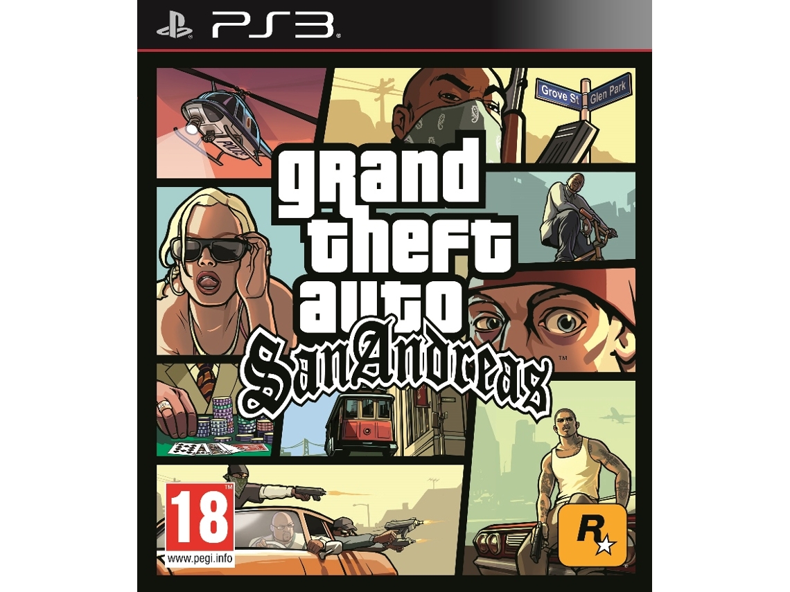 Jogo PS3 GTA San Andreas